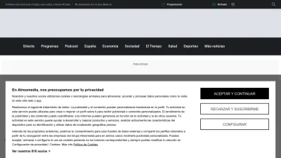 Screenshot preview of ondacero.es