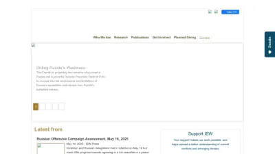 Screenshot of Understandingwar.org