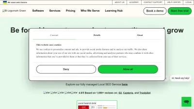 Screenshot of Brightlocal.com