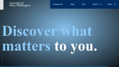 Screenshot preview of umw.edu