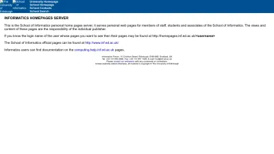 Screenshot of Homepages.inf.ed.ac.uk