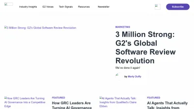 Screenshot of Learn.g2.com