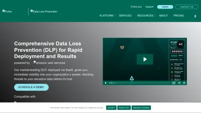 Screenshot preview of digitalguardian.com