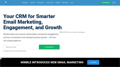 Screenshot of Nimble.com