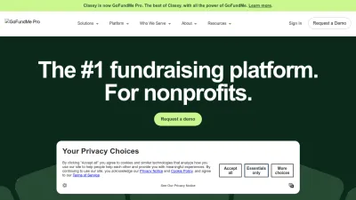 Screenshot of Classy.org