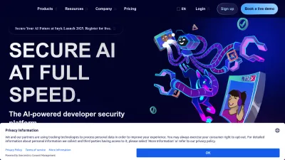 Screenshot of Snyk.io