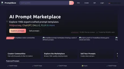 Screenshot of Promptbase.com