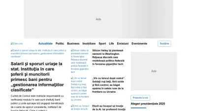 Screenshot of Ziare.com