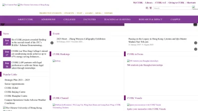 Screenshot preview of cuhk.edu.hk