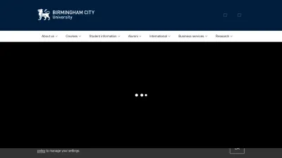 Screenshot of Bcu.ac.uk