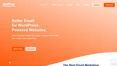 Screenshot of Mailpoet.com