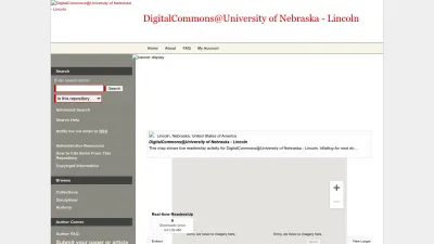 Screenshot of Digitalcommons.unl.edu