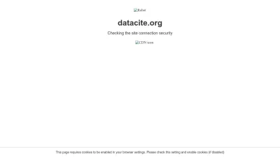 Screenshot preview of datacite.org