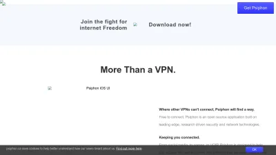 Screenshot of Psiphon.ca