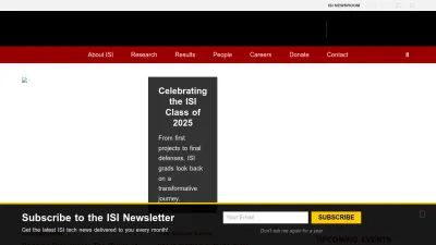 Screenshot of Isi.edu