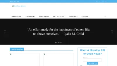 Screenshot of Goodnewsnetwork.org