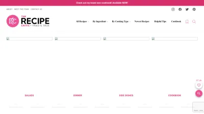 Screenshot preview of therecipecritic.com