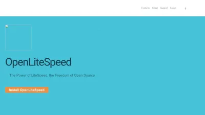 Screenshot of Openlitespeed.org