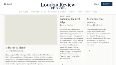 Screenshot of Lrb.co.uk