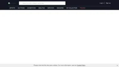 Screenshot of Mutualart.com