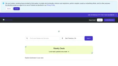 Screenshot of Schedulicity.com