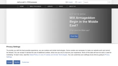 Screenshot of Jw.org