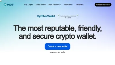Screenshot preview of myetherwallet.com