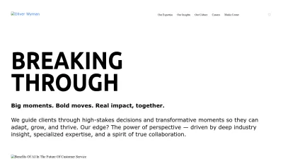 Screenshot preview of oliverwyman.com