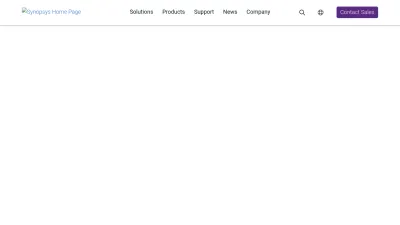 Screenshot preview of synopsys.com