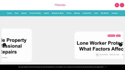 Screenshot of Demotix.com
