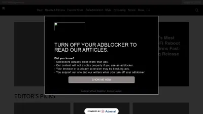 Screenshot of Mensjournal.com