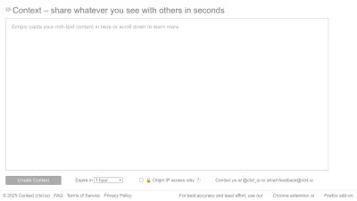 Screenshot of Ctxt.io