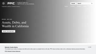 Screenshot preview of ppic.org