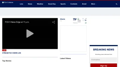 Screenshot of Fox5atlanta.com