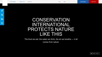 Screenshot of Conservation.org