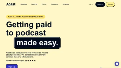 Screenshot preview of acast.com