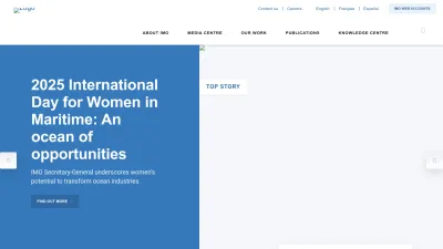 Screenshot of Imo.org