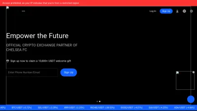 Screenshot of Bingx.com