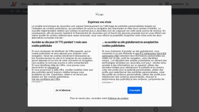Screenshot of Jeuxvideo.com