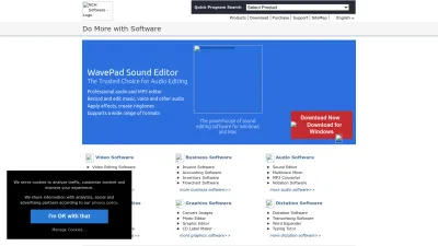 Screenshot of Nchsoftware.com