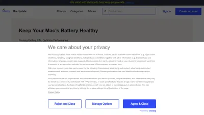 Screenshot of Macupdate.com