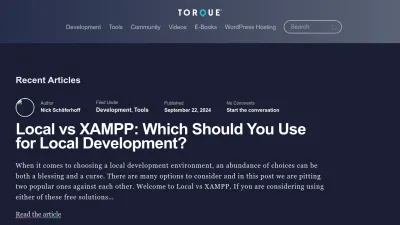 Screenshot of Torquemag.io