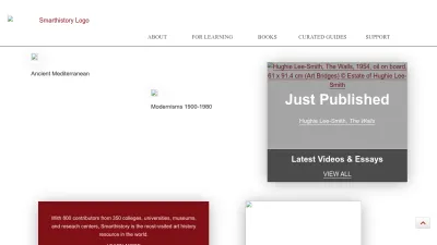 Screenshot of Smarthistory.org