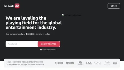 Screenshot preview of stage32.com