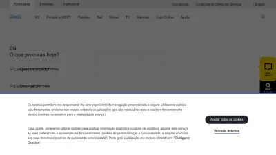 Screenshot of Nos.pt