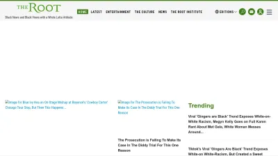 Screenshot of Theroot.com