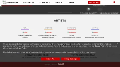 Screenshot preview of ikmultimedia.com