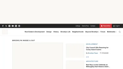 Screenshot preview of brownstoner.com