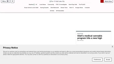Screenshot of Fox13now.com