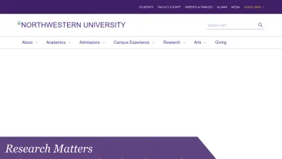 Screenshot preview of northwestern.edu
